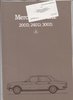 Mercedes W 123 Diesel 1981 Prospekt