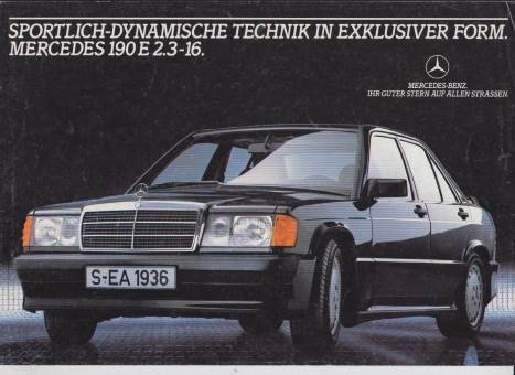 Mercedes 190 2,3 16 W201 Prospekt 1983