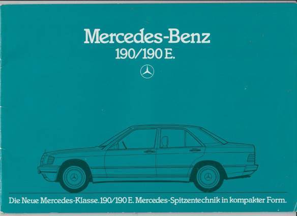 Mercedes 190 E W201 Prospekt 1983