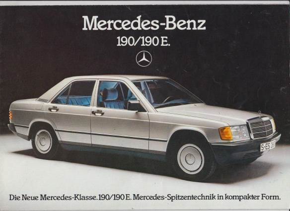 Mercedes 190 W201 Autoprospekt 1982