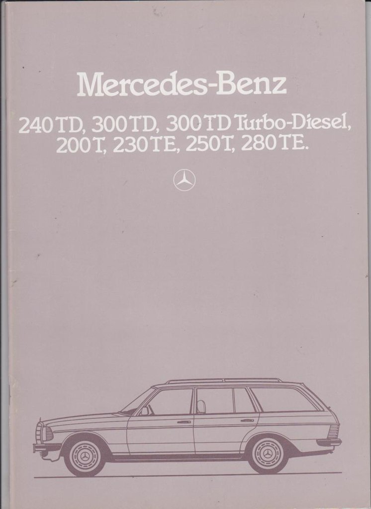 Mercedes W123 T Prospekt 1981