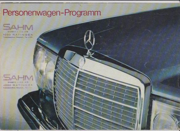 Mercedes PKW Prospekt 70er J.