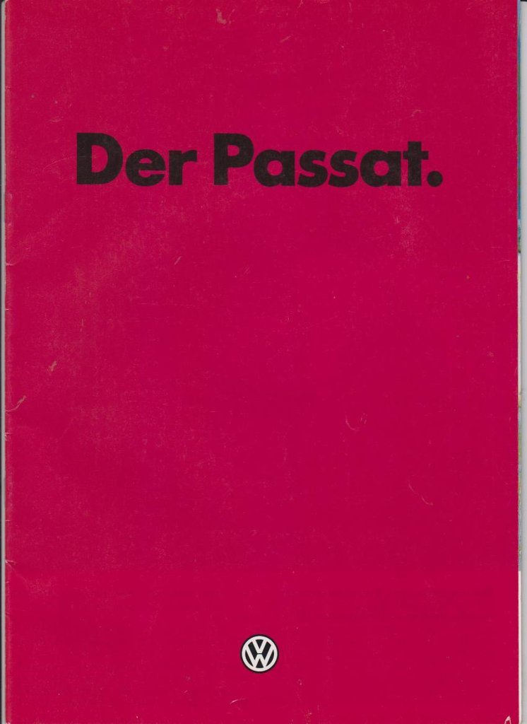 VW Passat Prospekt 1982