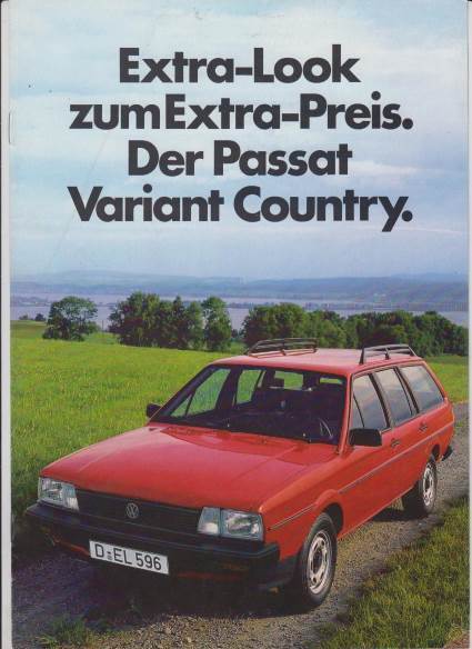 VW Passat Variant Country  Prospekt 1984