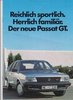 VW Passat GT Prospekt 80er Jahre
