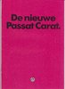 VW Passat Carat  Prospekt NL 1984