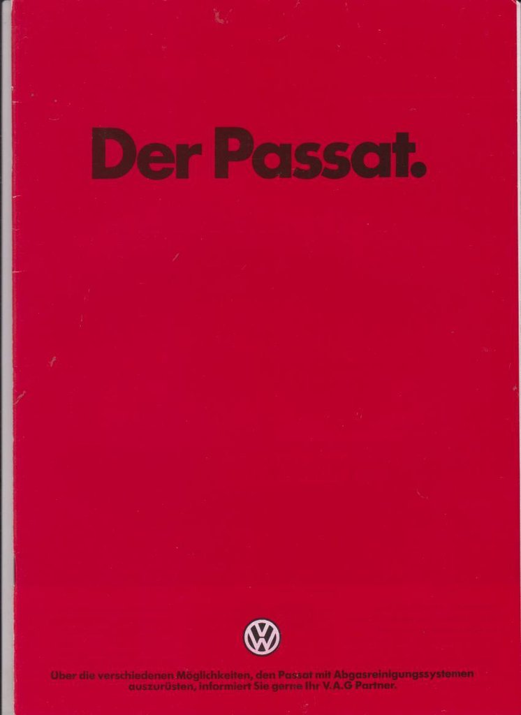 VW Passat Prospekt 1985