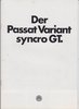 VW Passat Variant syncro GT  Prospekt 1985