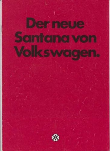 VW Santana Prospekt 1981