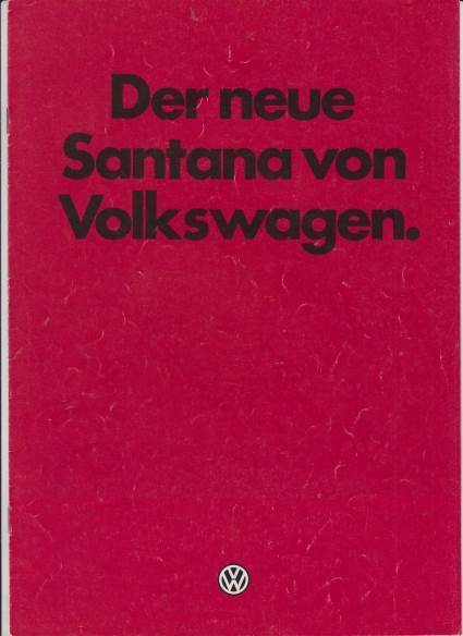 VW Santana Prospekt 1981
