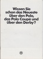 VW  Polo / Derby Prospekt 1984