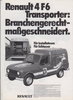 Renault 4 F6 Transporter  Prospekt