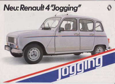 Renault 4 Jogging Prospekt