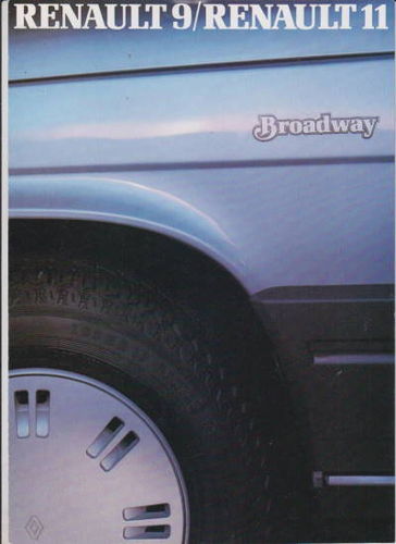 Renault 9 und 11 Broadway Prospekt