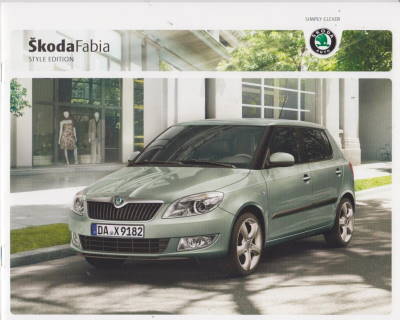 Skoda Fabia Style Edition Prospekt 2010