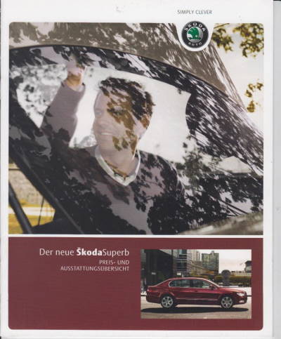 Skoda Superb Preisliste 2008