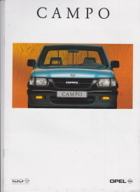 Opel Campo 1999  Prospekt