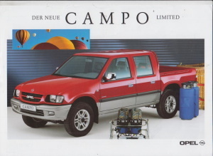 Opel Campo Limited  Prospekt 2001