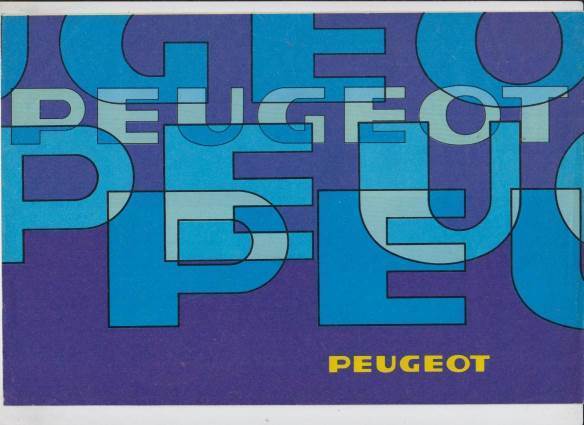 Peugeot Programm Prospekt 1980