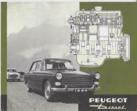 Peugeot Programm Prospekt 1964