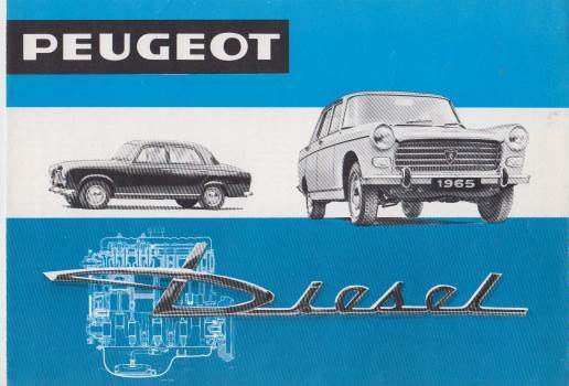 Peugeot Programm Prospekt 1965