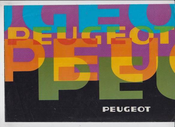Peugeot Programm Prospekt 1979