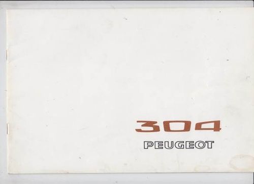 Peugeot 304 Prospekt 1970