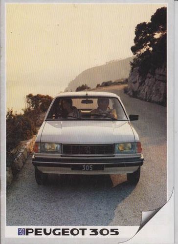 Peugeot 305 Prospekt 1983