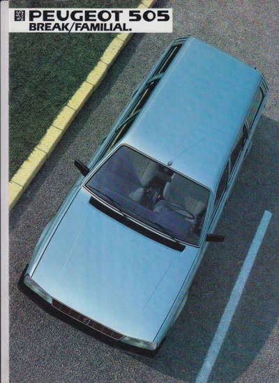 Peugeot 505 Break familial Prospekt 1984