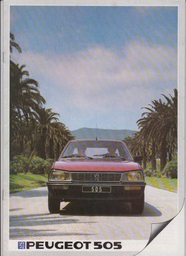Peugeot 505 Prospekt 1983