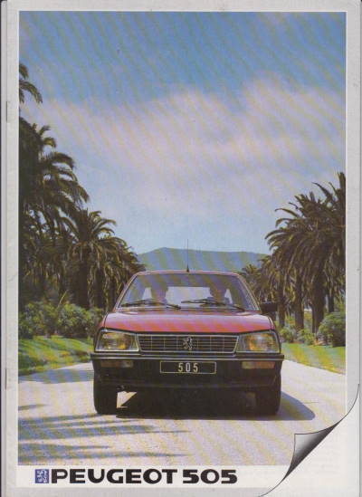 Peugeot 505 Prospekt 1983