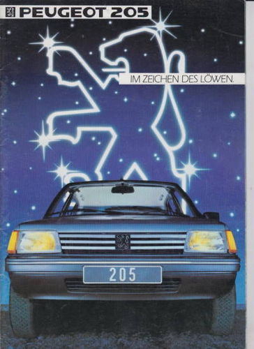 Peugeot 205 Prospekt 1984