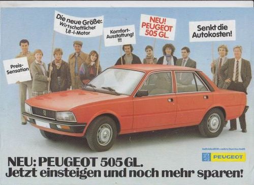 Peugeot 505 GL  Prospekt