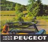 Peugeot 403 - 404 Prospekt 1965