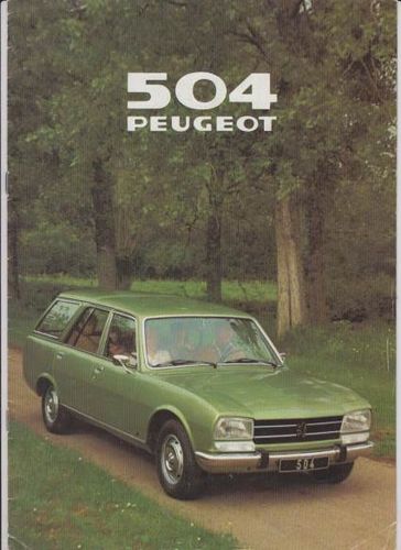 Peugeot 504 Prospekt 1979 Kult