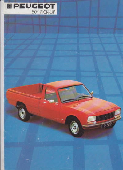 Peugeot 504 Pickup Prospekt 1984