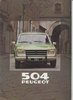 Peugeot 504 Break Prospekt 1980
