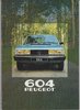 Peugeot 604  Prospekt 1980