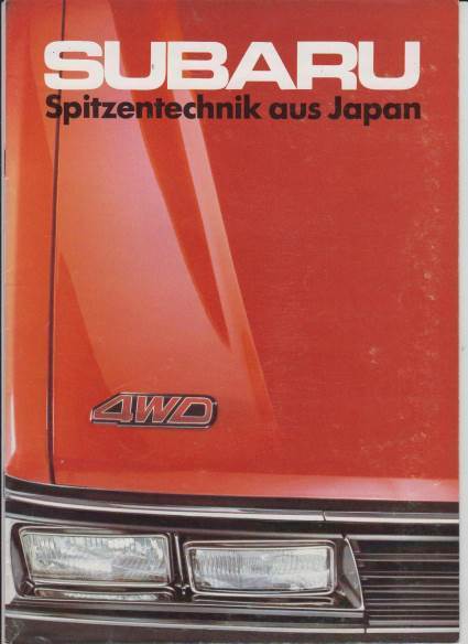 Subaru 1800   Prospekt