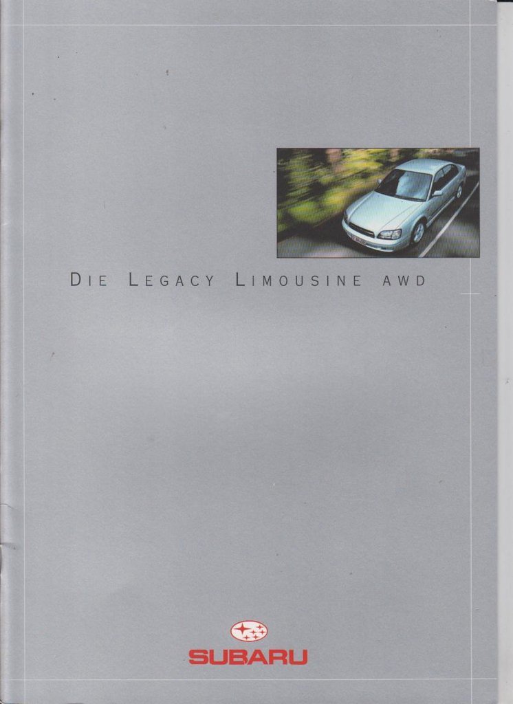 Subaru Legacy Prospekt 1999