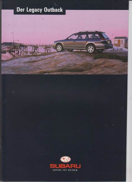 Subaru Legacy Outback Prospekt 1996