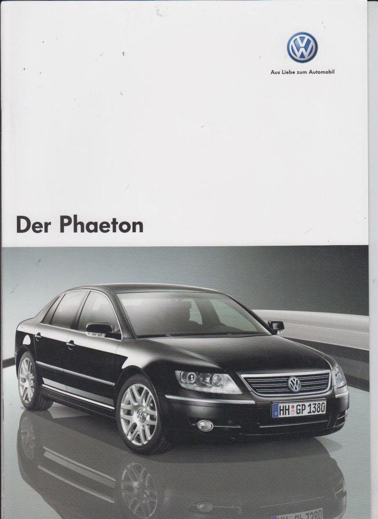 VW Phaeton Werbeprospekt 2007