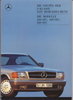 Mercedes S Klasse Coupe Autoprospekt 1988