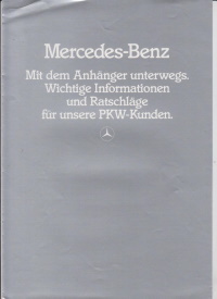 Mercedes Programm Prospekt 1986