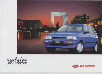 Kia Pride Prospekt Juli 1998
