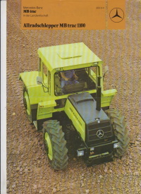 Mercedes Trac 1100 Prospekt 1980