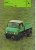 Mercedes Unimog U 800 Prospekt 1978