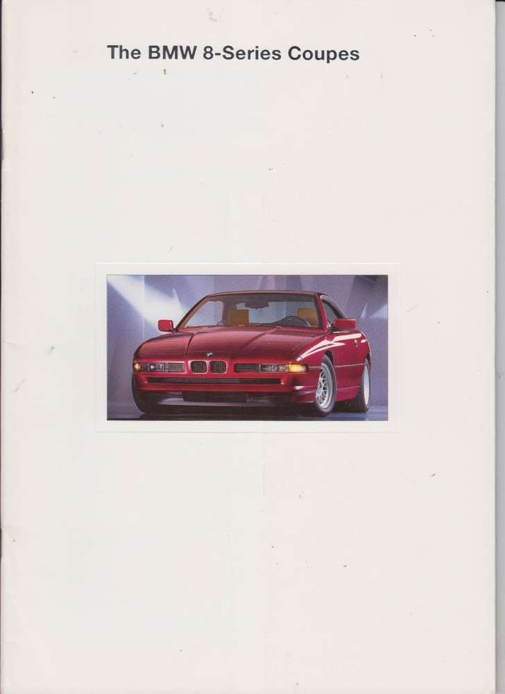 BMW 8er Coupe Prospekt 1993 GB
