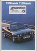 BMW 3er Cabrio 1989 Prospekt  320i - 325i