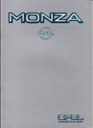 Autoprospekt Opel Monza 1983